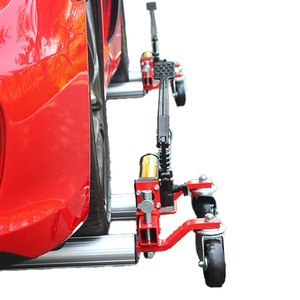 מגבה הידראולי נמוך 4 טון עם 4 גלגלים להרמת רכבים ותחזוקה - Product Image 5