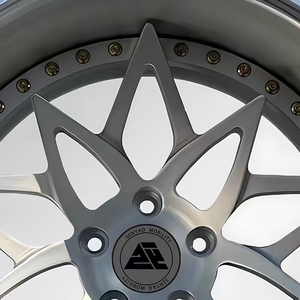 Cerchi in Lega di Alluminio Forgiato 6061 T6 a 2 Pezzi, 17 Pollici, 5x100 5x108 5x114.3, Offset Profondo, Argento, per Auto, Produzione SY Cina - Product Image 3