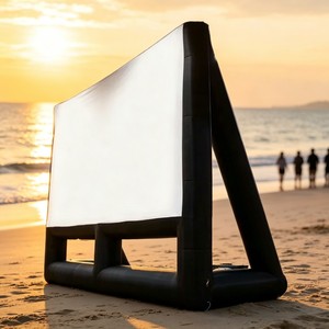 จอแสดงผลโฆษณาแบบเป่าลมขนาด 20 24 30 ฟุต พร้อมโครงสร้างแบบ A-Frame รองรับสองชั้น สำหรับงานอีเว้นท์และงานปาร์ตี้ - Product Image 3