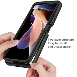 Funda protectora de Tpu a prueba de golpes para Xiaomi <span class=keywords><strong>Redmi10</strong></span> 11 note 8 9 10plus, carcasa frontal a la moda, antigolpes, 2 en 1 - Product Image 6