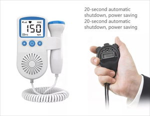 Détecteur de rythme cardiaque fœtal <span class=keywords><strong>Doppler</strong></span> pour bébé, moniteur fœtal domestique à ultrasons, prix de gros direct usine - Product Image 3