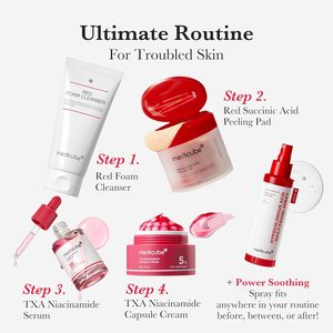 Medicube Kırmızı Köpük Temizleyici - Derinlemesine Temizlik, Kirleri Giderir, Sebum Kontrolü Sağlar, Kore Cilt Bakımı Kırmızı Köpük Temizleyici - Product Image 5
