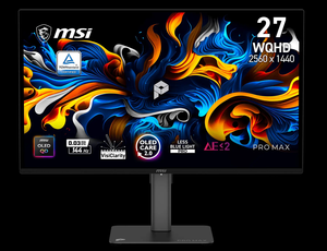 ขายดี MSI PRO MAX 271QPX14G จอภาพระดับมืออาชีพขนาด 27 นิ้ว WQHD 144Hz QD-OLED แพ็คเกจซีล - Product Image 5