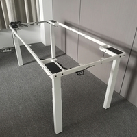 Table élévatrice électrique de grande taille cadre de bureau colonne de bureau debout 4 moteurs 4 pieds mécanisme de bureau debout