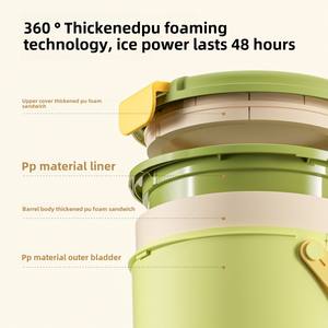Portable isolé seau à glace décrochage Commercial outil de crème glacée fraîche Camping en plein air boîte d'isolation réfrigérée boîte froide maison - Product Image 6