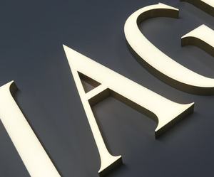 Tanda lampu latar akrilik huruf dekorasi kantor 3D, lampu Diode pemancaran cahaya tanda bisnis, tanda Diode - Product Image 4