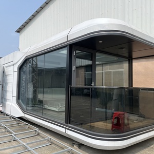 <span class=keywords><strong>Villa</strong></span> imperméable de sable de maison de conteneur de conception moderne avec la structure verte écologique d'entrepôt de panneau sandwich en acier - Product Image 4