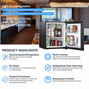 Refrigerador de Adsorción de Acero Inoxidable de 30L con Descongelación Automática, Bajo Nivel de Ruido, Eficiencia Energética, Eléctrico, para Hoteles, Uso Comercial, Mercado Estadounidense - Product Image 2