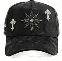 Gorras de Béisbol Barbas Originales 100% Nuevas, Bordadas, de 5 Paneles, con Visera Curva de Gamuza, Fabricante de Gorras Barbas Personalizadas
