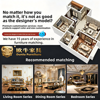 Canapé de salon à une place de style européen en bois massif avec feuilles d'or, luxe royal français, sur mesure, fabriqué en Chine, modèle 94522