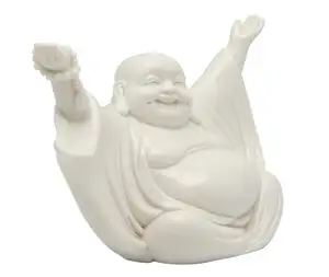 Счастливая статуя Будды из фарфора