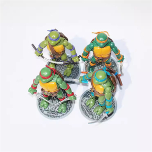 Nouvelle arrivée : Figurine <span class=keywords><strong>Ninja</strong></span> Anime, version film 1990, édition limitée, figurine <span class=keywords><strong>tortue</strong></span>, modèle décoratif - Product Image 5