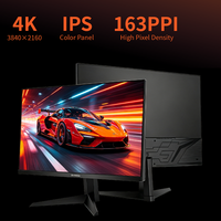 شاشة كمبيوتر مسطحة 27 بوصة بدقة 4K UHD وتردد 75 هرتز للمنزل والمكتب والألعاب، تصنيع حسب الطلب