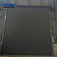 Puerta seccional industrial aislada térmica de alta velocidad, enrollable espiral de aleación de aluminio