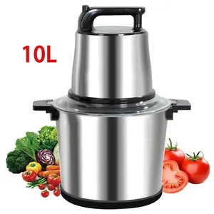 Martellato Yam Pounder Fufu martellante macchina e verdura cibo tritacarne portatile in acciaio inox 6l 10L tritacarne elettrico