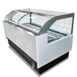 8 /12/ 16 /18 /20 plateaux Commerciale Gelatot vitrine/Italien crème glacée affichage congélateur - Product Image 4