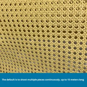 Tre Dệt Chất Liệu Feiyang PE Keo Giả Tre Handmade Dệt Lưới Tự Làm Trần Veneer Trang Trí Đồ Nội Thất Mat Trung Quốc - Product Image 6