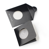 Enveloppe cosmétique noir pour fard à paupières 36/26/23mm, carré, Palette de fards à paupières, couleur noire, vente en gros