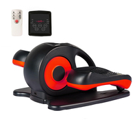 Mini Elliptique Portable Sous Bureau pour Exercices des Jambes, Écran LED, 5 Vitesses, Conception Robuste, Garantie 2 Ans, Idéal pour la Maison et le Bureau