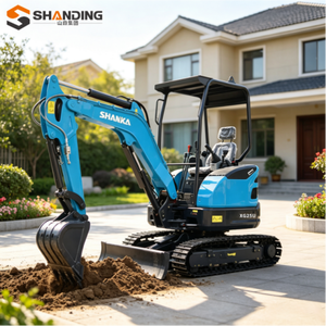 รถขุดขนาดเล็ก SHANDING ขายดี 2.5 ตัน เครื่องยนต์ Euro5 EPA รถขุดตีนตะขาบขนาดเล็ก 3 ตัน รถขุดไฮดรอลิกสำหรับฟาร์ม - Product Image 2