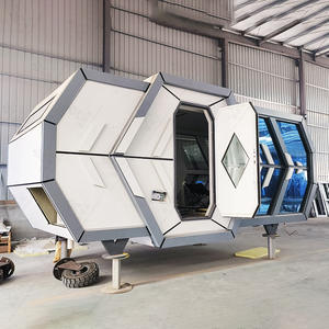 Futuristic Habitation 40ft Contenedor expandible Nuevo diseño Marco de acero con aislamiento térmico Casa móvil impermeable para hoteles - Product Image 3