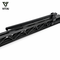 Accessoire de chargeur d'arbalètes modulaires, rail noir pour six flèches avec support réglable pour le tir à l'arc sur cible