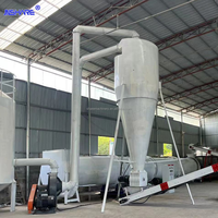 Hochleistungs-JNSHARE Holz-Biomasse-Trommeltrockner Energiesparende Trocknungsmaschine 300kg-10000kg Kapazität 2200kg/h Produktion