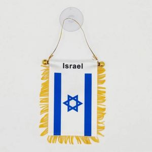 Wholesale Customized Israel Palestine Tassels Country Wall Hanging <b>Flags</b> for Window Polyester Digital Printed Decoration - Product Image 6