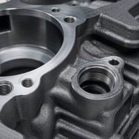 Boîtier de compresseur d'air robuste en fonte grise ASTM A48 LF, moulage au sable certifié ISO9001 pour machines automobiles OEM