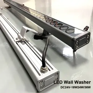 High Quality DC24V18W 24W 36W Aluminium Sprinkle Bar Light Strip IP65 Linear Light Outdoor Led Wall Washers Light