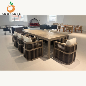Set da Pranzo <span class=keywords><strong>per</strong></span> Esterni, Arredamento da <span class=keywords><strong>Giardino</strong></span> e Cortile, Tavolo e Sedie da Ristorante <span class=keywords><strong>per</strong></span> Esterni, Set Tavolo da Pranzo in <span class=keywords><strong>Legno</strong></span> <span class=keywords><strong>di</strong></span> Teak <span class=keywords><strong>per</strong></span> 12 Persone - Product Image 4
