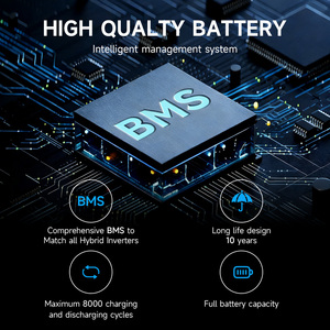 Batería de 16kwh, 15kwh, 20kwh con 10 Años de Garantía, Batería de 48V, Batería de Iones de Litio para Almacenamiento de Energía en el Hogar, para Sistemas Solares - Product Image 3
