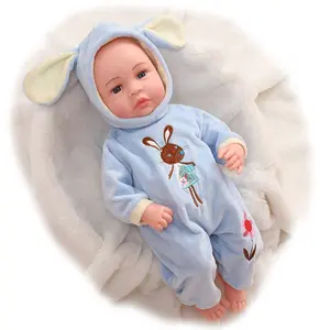 Simulation silicone Rabbit ears bonecas dolls real silicon doll realistic bebe reborn baby doll for kids girls toys