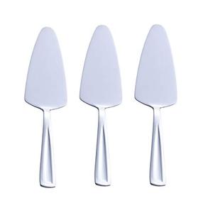 Juego de 3 utensilios para pastel de acero inoxidable, espátula para tarta con acabado pulido espejo para bodas y fiestas - Product Image 1