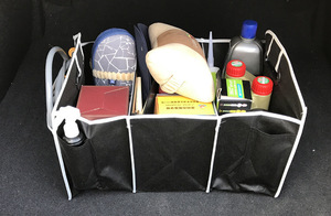Sac de rangement multifonctionnel pour coffre de voiture, boîte de rangement pliable en tissu non tissé, sac de rangement pour coffre de voiture, sac pliable universel - Product Image 5