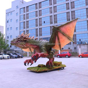 カスタマイズ可能な高品質手作りスプレー煙噴射アニマトロニクスドラゴンが流を引き寄せます 工場販売 - Product Image 5