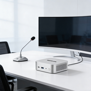 Mini <span class=keywords><strong>PC</strong></span> para tutoría en línea MQI3 Intel I5 13420H 16GB LP DDR5 1TB SSD WIFI6 BT/5.2 2.5 LAN Pantalla 4K UHD para trabajo desde casa con Windows 11 - Product Image 1