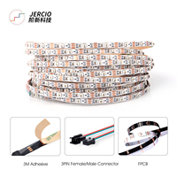 Anenjery-bande lumineuse LED SK6812-2427/XT1511-2427-RGB, taille mini, 2427 smd, 60/100/144 diodes/m, décoration de la maison
