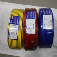 Câble Électrique Prix Usine 1,5mm² 2,5mm² Monoconducteur Cuivre Isolation PVC Fil de Construction 100m par Rouleau