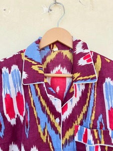 Ensemble de pyjama en coton, vêtements de détente d'été, pyjama confortable, robe de nuit, pyjama avec poches, vêtements de nuit, cadeau pour femmes, demoiselle d'honneur - Product Image 3