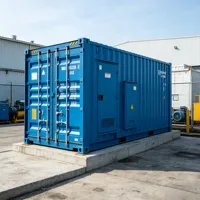 Générateur d'énergie silencieux conteneurisé 450 kVA 360 kW 480 V 50 Hz avec système de démarrage automatique pour l'alimentation des machines de construction