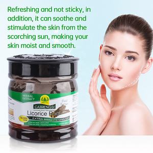 Éclaircissant transparent anti-rides hydratant hydratant apaisant doux racine de réglisse gel crème <span class=keywords><strong>visage</strong></span> essence gel - Product Image 3