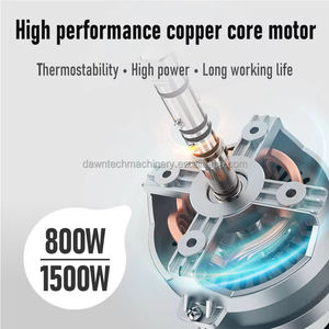 Yunqingtech Picadora de Carne Eléctrica Comercial Automática de Acero Inoxidable, Máquina Picadora de Vegetales, Motor de 2200W - Product Image 5