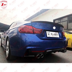 Kit Carrozzeria in Fibra di Carbonio Z-ART per <span class=keywords><strong>BMW</strong></span> F32 F34 428i 435i <span class=keywords><strong>Gran</strong></span> Coupé 2013-2018: Labbro Anteriore, Minigonne Laterali, Diffusore Posteriore, Protezione Paraurti - Product Image 5