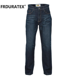 FRDURATEX Custom ized Logo Baumwolle Blau FR Arbeits kleidung Stretch Sicherheit Bau Arbeits hose für Frauen - Product Image 3