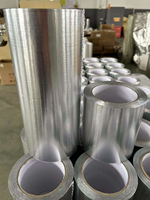 Ruban adhésif en aluminium pour la résistance aux températures extrêmes et au froid, scellement des conduits HVAC avec adhésif acrylique