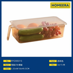 Vente en gros Carton de 36 pièces de boîtes de rangement transparentes 33x16x95cm Paniers de rangement pour fruits et légumes - Product Image 1