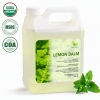 Huile essentielle de mélisse citronnée WY, distillée à la vapeur, pour l'aromathérapie, les soins de la peau, la fabrication de parfums et de bougies, vente en gros