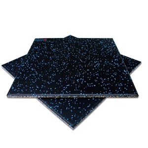 <span class=keywords><strong>HUHA</strong></span> Factory 20mm EPDM Fleck baldosas de goma de alta densidad para alfombrilla de goma de gimnasio en buena calidad - Product Image 1