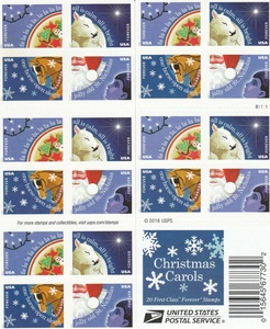 Timbres-poste autocollants populaires « Us Forever » en stock local – Timbres-poste américains <span class=keywords><strong>de</strong></span> Noël pour cadeaux culturels et créatifs - Product Image 5